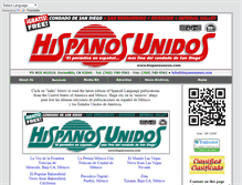 Tablet Screenshot of hispanosnews.com